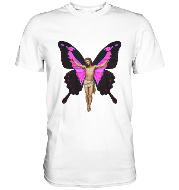 Jesus Butterfly 5 - Premium Classic T-Shirt – Bild 14