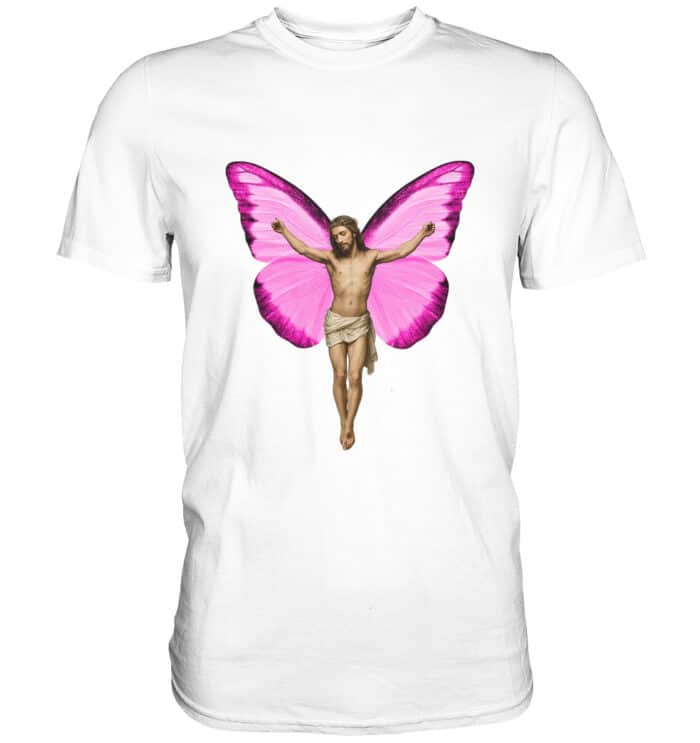 Jesus Butterfly 3 - Premium Classic T-Shirt – Bild 14