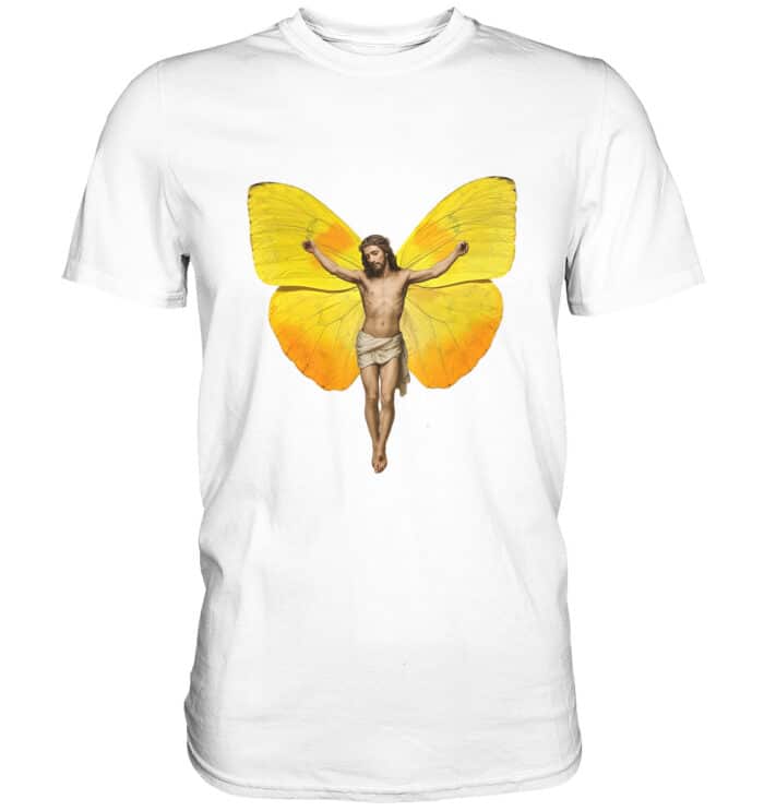 Jesus Butterfly 2 - Premium Classic T-Shirt – Bild 14