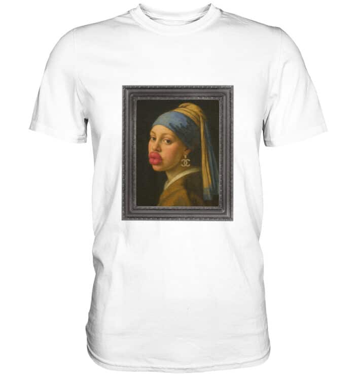 Das Mädchen mit dem Ohrring - Premium Classic T-Shirt – Bild 14