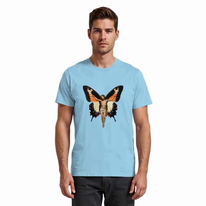 Jesus Butterfly 7 - Premium Classic T-Shirt – Bild 10