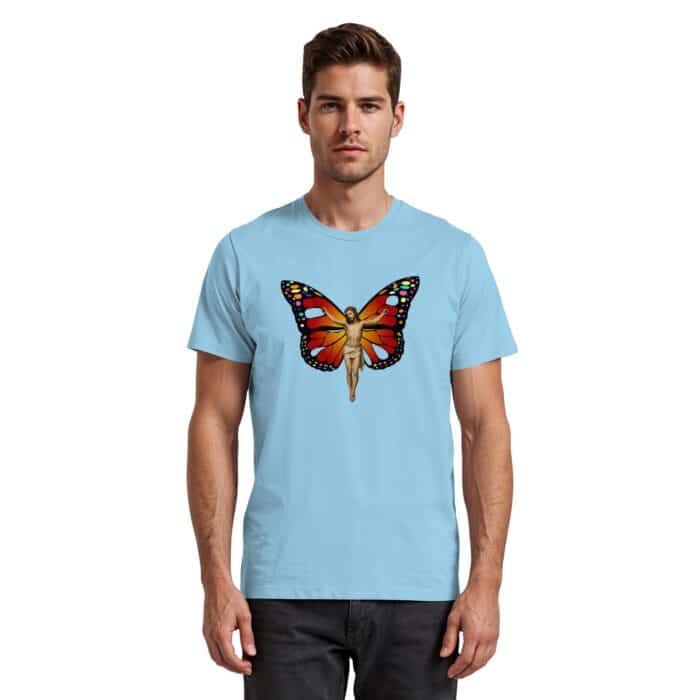 Jesus Butterfly 10 - Premium Classic T-Shirt – Bild 10