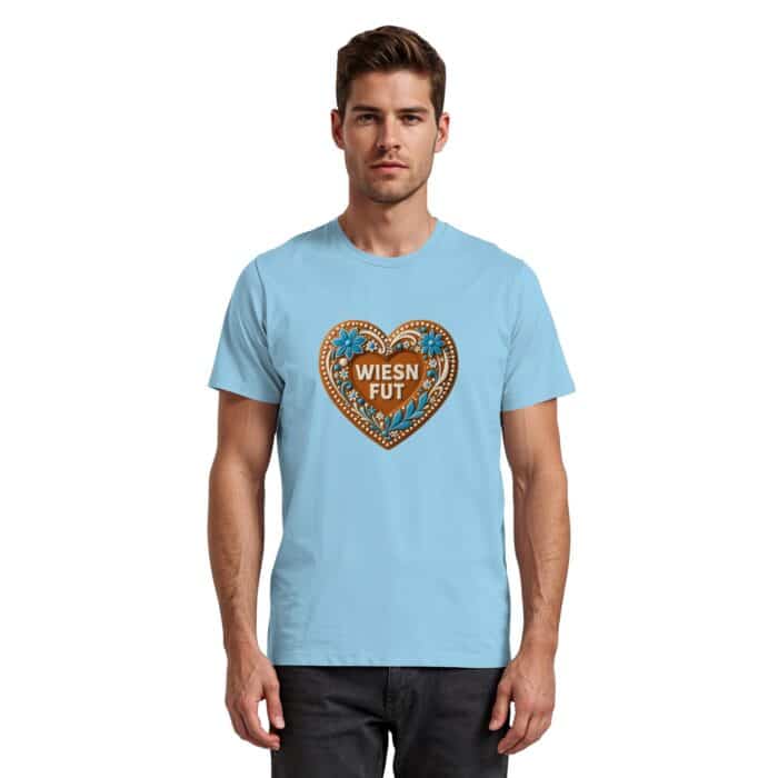 Lebkuchenherz Wiesn Fut - Premium Classic T-Shirt – Bild 10
