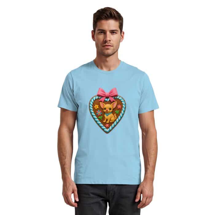 Lebkuchenherz Chihuahua - Premium Classic T-Shirt – Bild 10