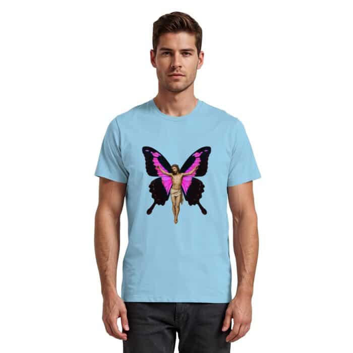 Jesus Butterfly 5 - Premium Classic T-Shirt – Bild 10