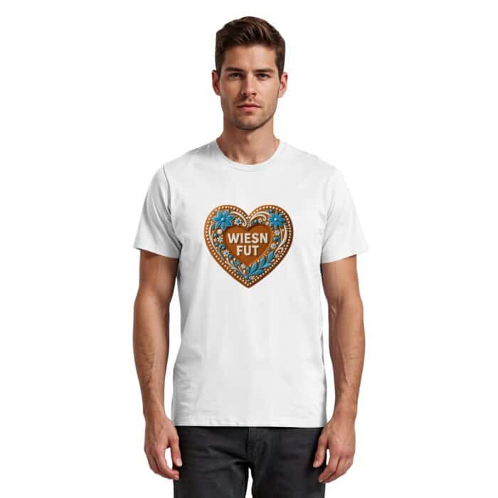 Lebkuchenherz Wiesn Fut - Premium Classic T-Shirt – Bild 15