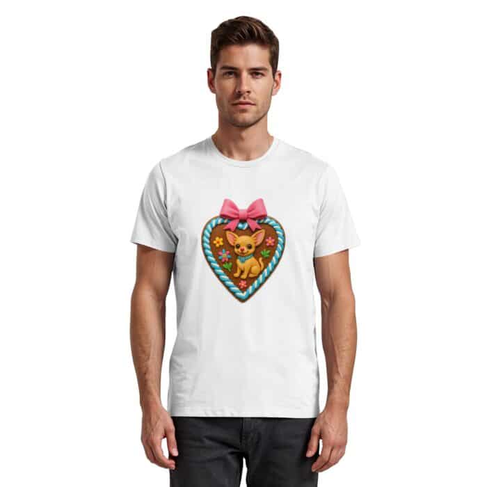 Lebkuchenherz Chihuahua - Premium Classic T-Shirt – Bild 15