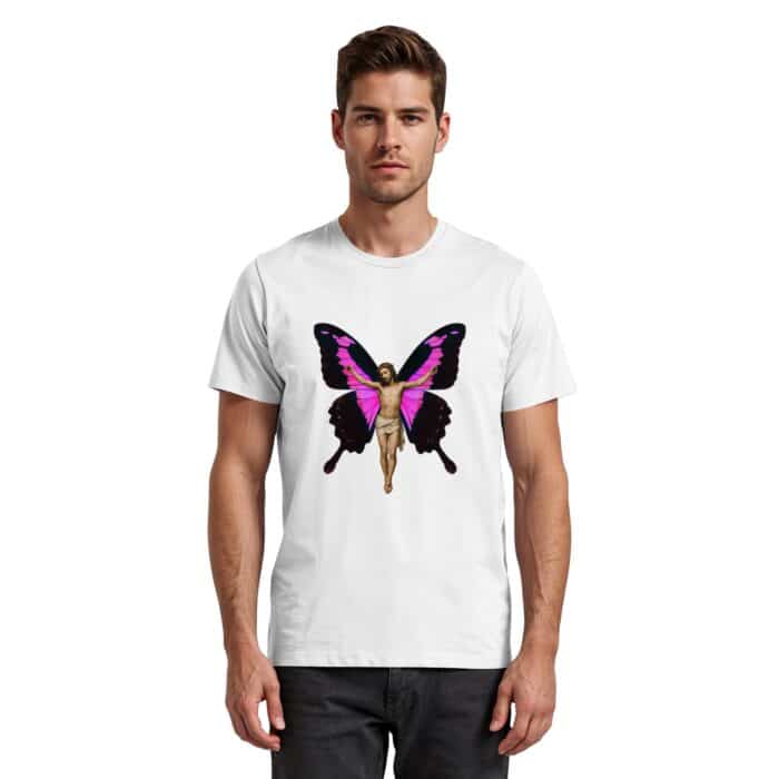Jesus Butterfly 5 - Premium Classic T-Shirt – Bild 15