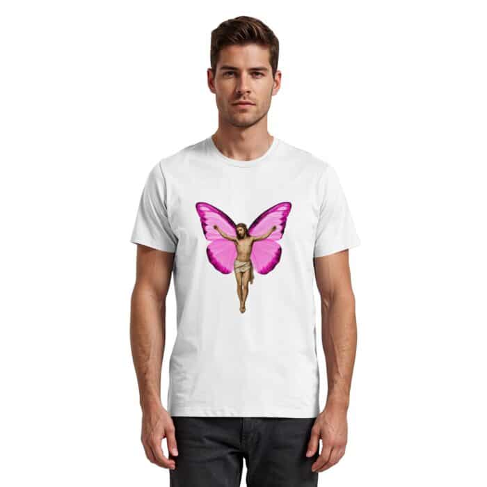 Jesus Butterfly 3 - Premium Classic T-Shirt – Bild 15