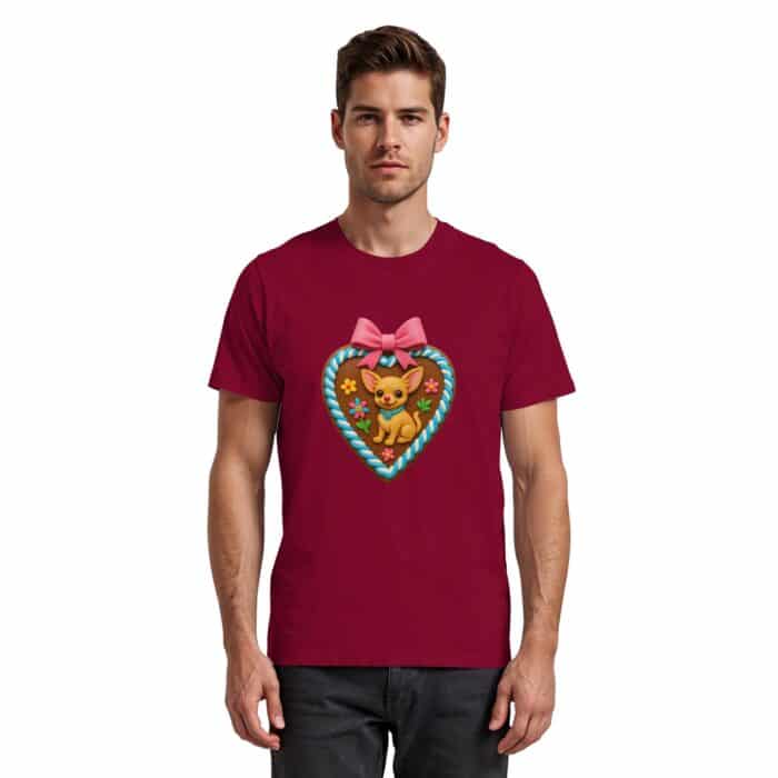 Lebkuchenherz Chihuahua - Premium Classic T-Shirt – Bild 19