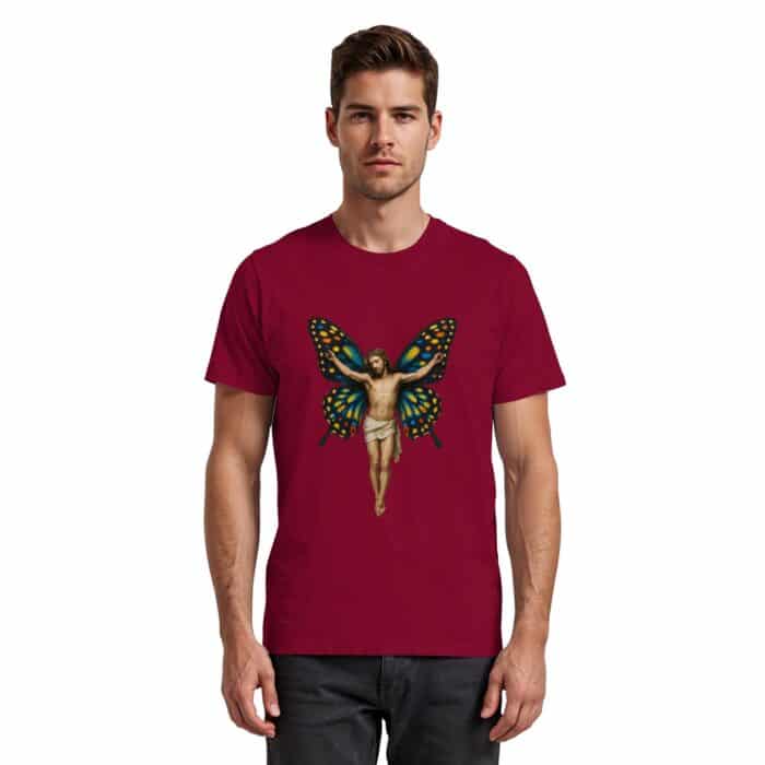 Jesus Butterfly 1 - Premium Classic T-Shirt – Bild 19