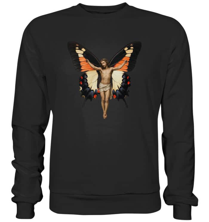 Jesus Butterfly 7 - Premium Sweatshirt – Bild 1