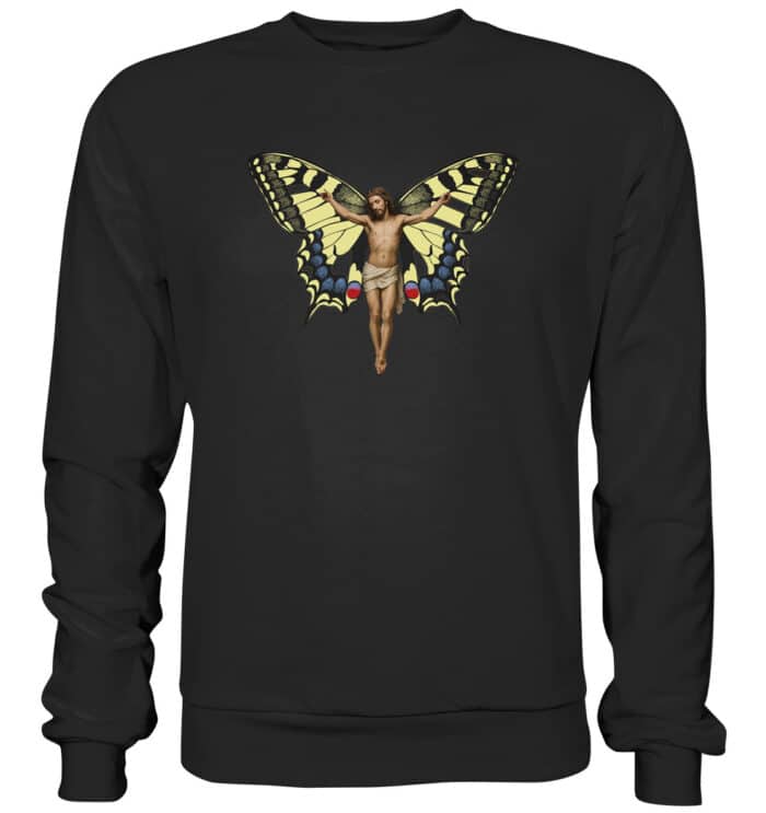 Jesus Butterfly 8 - Premium Sweatshirt – Bild 1