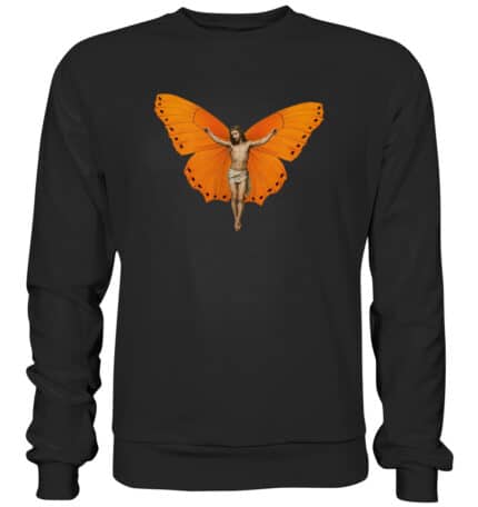 Jesus Butterfly 9 - Premium Sweatshirt