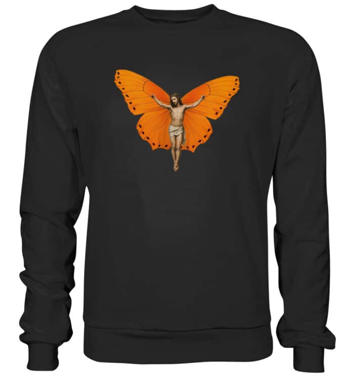 Jesus Butterfly 9 - Premium Sweatshirt – Bild 1