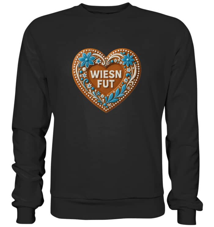 Lebkuchenherz Wiesn Fut - Premium Sweatshirt – Bild 1