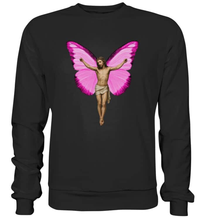 Jesus Butterfly 3 - Premium Sweatshirt – Bild 1