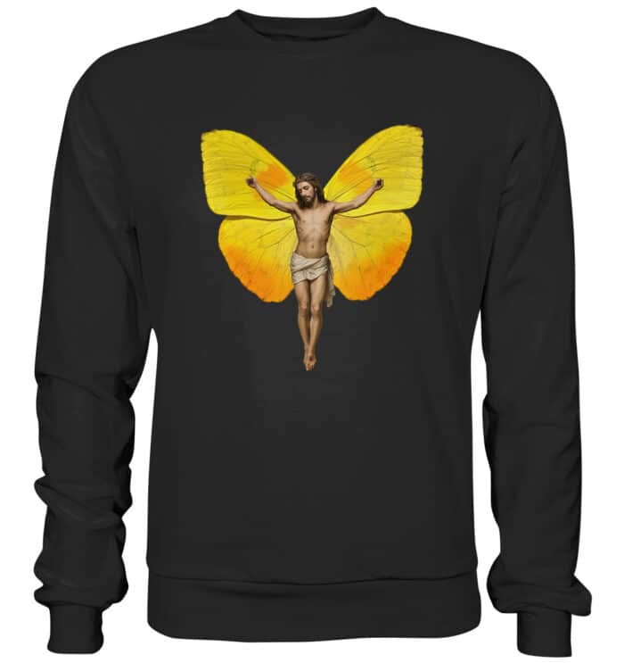 Jesus Butterfly 2 - Premium Sweatshirt – Bild 1