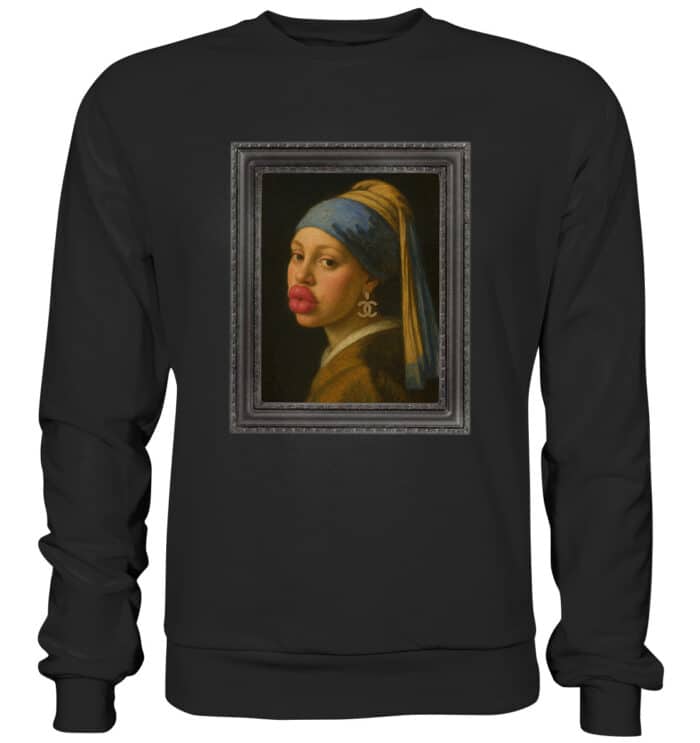 Das Mädchen mit dem Ohrring - Premium Sweatshirt – Bild 1