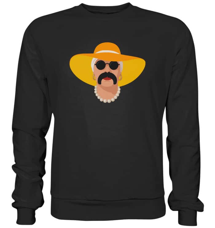 Lenny orange full - Premium Sweatshirt – Bild 1
