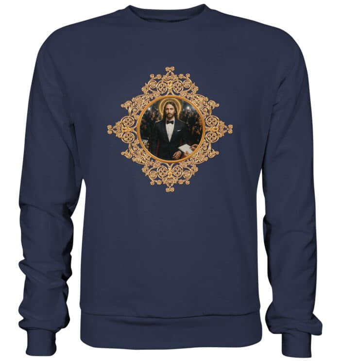 Jesus in Smoking - Premium Sweatshirt – Bild 9