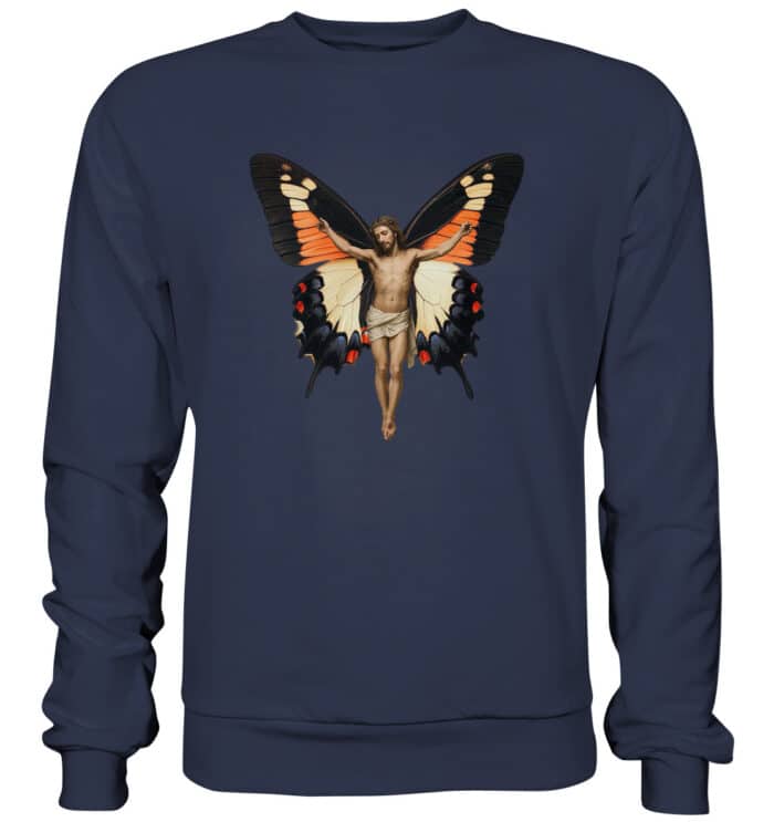 Jesus Butterfly 7 - Premium Sweatshirt – Bild 9