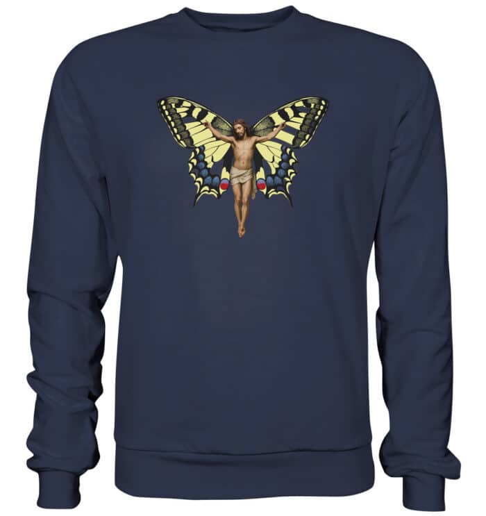 Jesus Butterfly 8 - Premium Sweatshirt – Bild 9