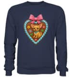Lebkuchenherz Chihuahua - Premium Sweatshirt – Bild 9
