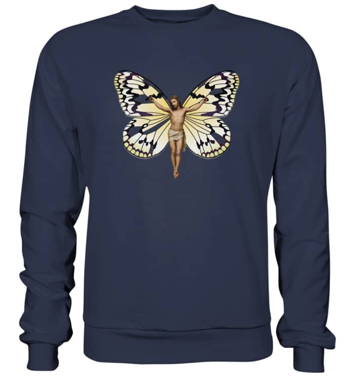 Jesus Butterfly 6 - Premium Sweatshirt – Bild 9