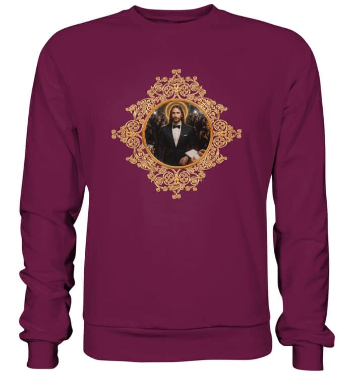 Jesus in Smoking - Premium Sweatshirt – Bild 5