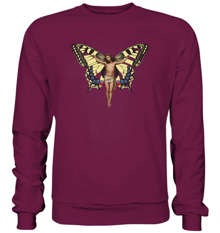 Jesus Butterfly 8 - Premium Sweatshirt – Bild 5