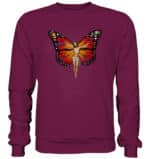Jesus Butterfly 10 - Premium Sweatshirt – Bild 5