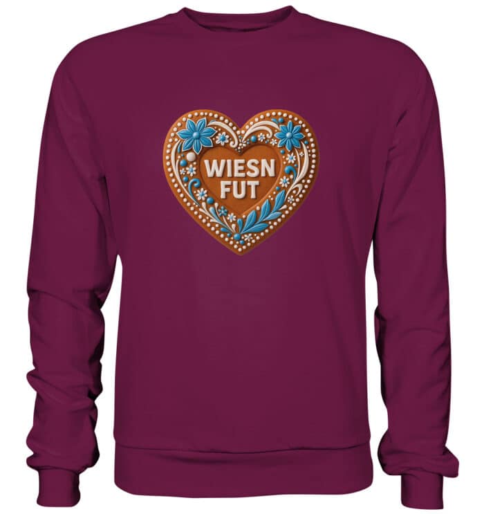 Lebkuchenherz Wiesn Fut - Premium Sweatshirt – Bild 5