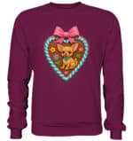 Lebkuchenherz Chihuahua - Premium Sweatshirt – Bild 5