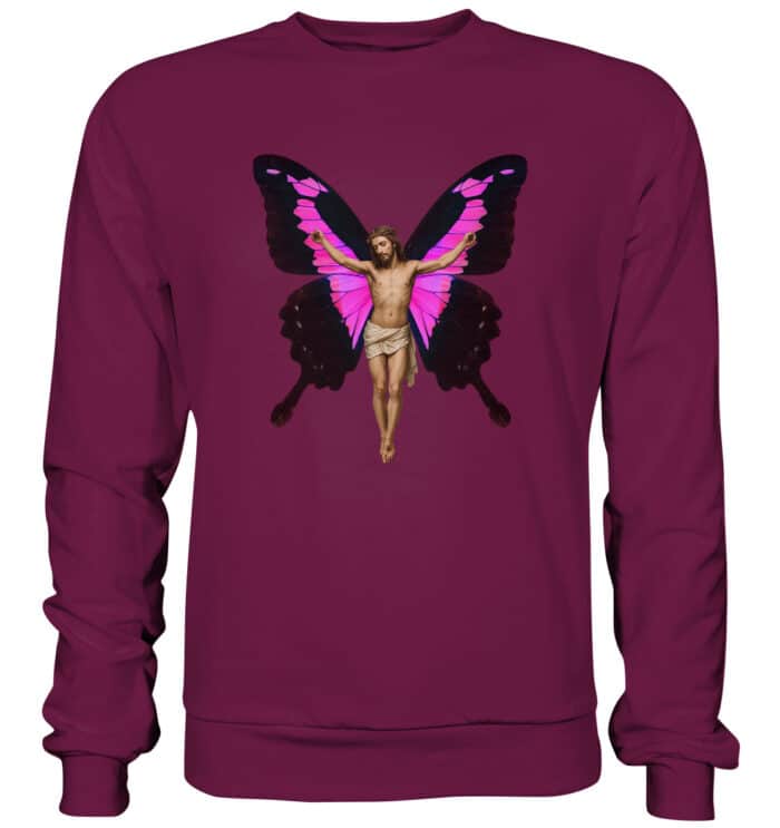 Jesus Butterfly 5 - Premium Sweatshirt – Bild 5