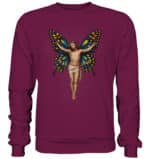 Jesus Butterfly 1 - Premium Sweatshirt – Bild 5