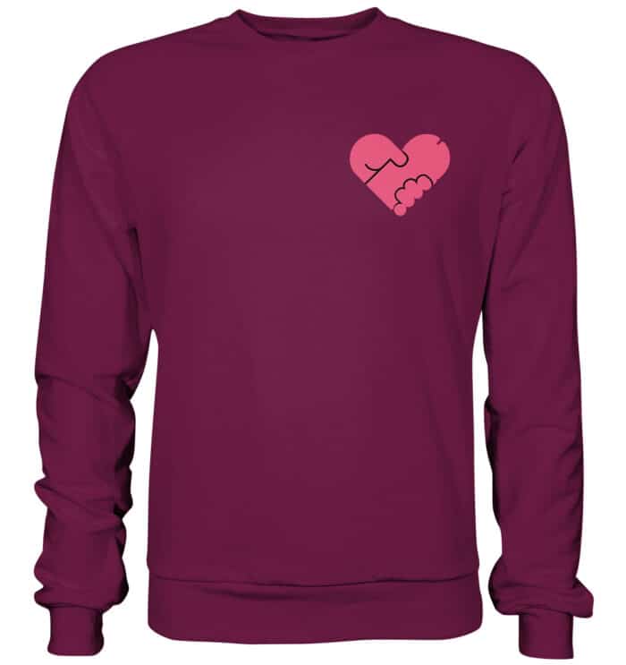 Pens Heart small - Premium Sweatshirt – Bild 6
