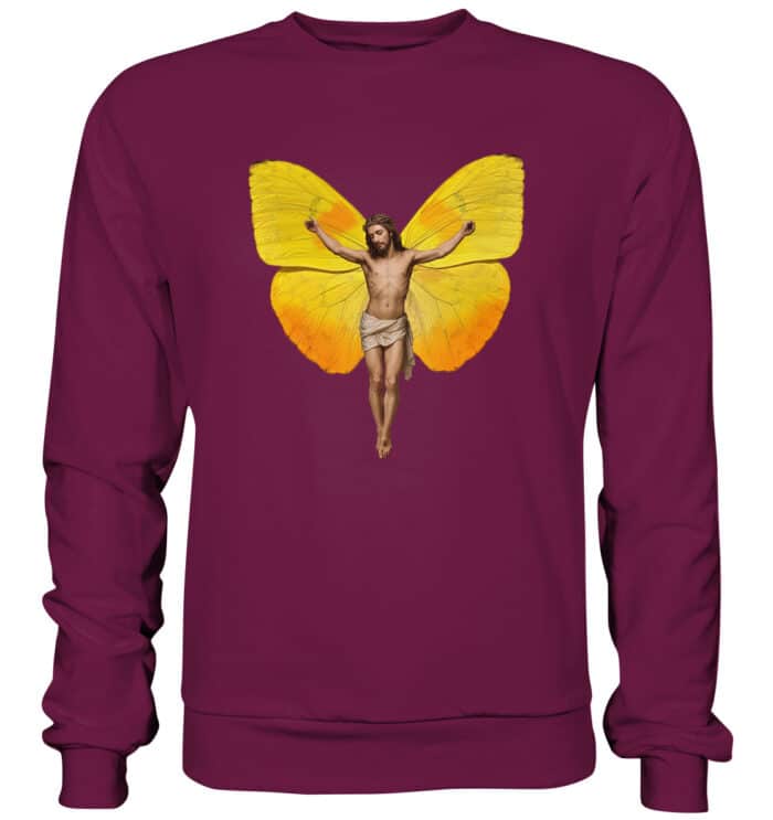 Jesus Butterfly 2 - Premium Sweatshirt – Bild 5