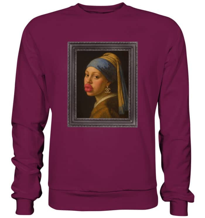 Das Mädchen mit dem Ohrring - Premium Sweatshirt – Bild 5