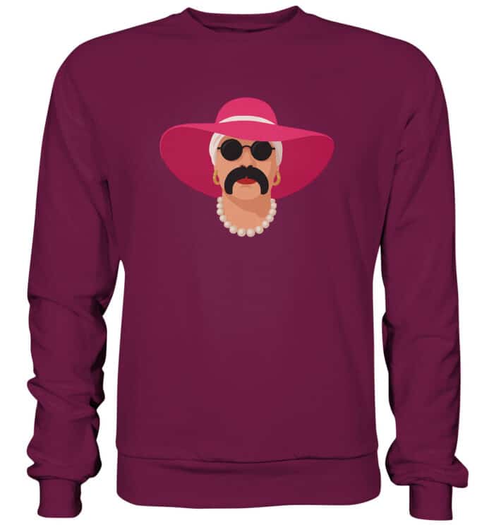 Lenny pink full - Premium Sweatshirt – Bild 5