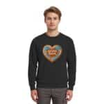 Lebkuchenherz Burschi - Premium Sweatshirt – Bild 2