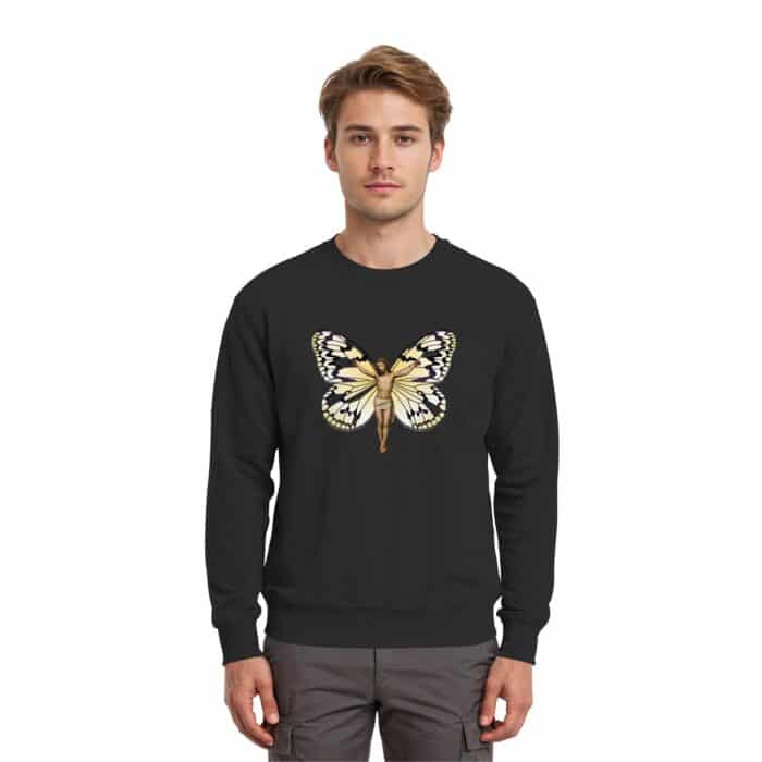 Jesus Butterfly 6 - Premium Sweatshirt – Bild 2