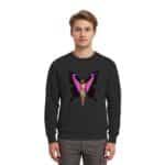 Jesus Butterfly 5 - Premium Sweatshirt – Bild 2