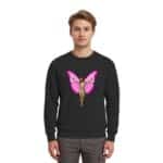 Jesus Butterfly 3 - Premium Sweatshirt – Bild 2
