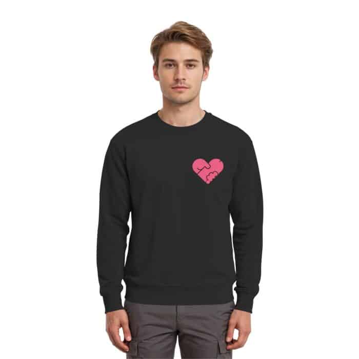 Pens Heart small - Premium Sweatshirt – Bild 4