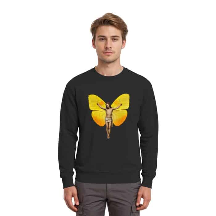 Jesus Butterfly 2 - Premium Sweatshirt – Bild 2