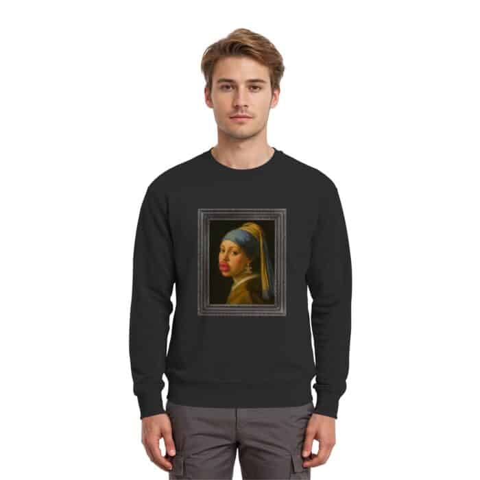 Das Mädchen mit dem Ohrring - Premium Sweatshirt – Bild 2