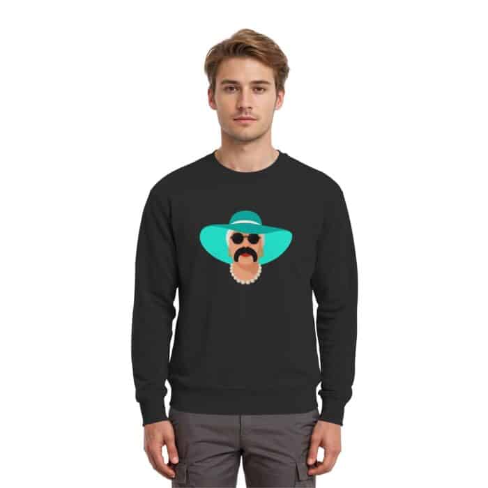 Lenny mint full - Premium Sweatshirt – Bild 2