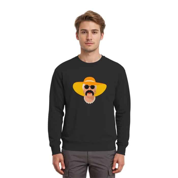 Lenny orange full - Premium Sweatshirt – Bild 2