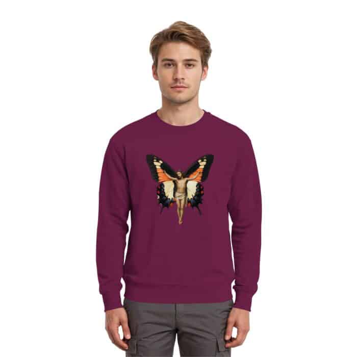 Jesus Butterfly 7 - Premium Sweatshirt – Bild 6